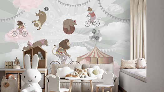 Фотообои в интерьере артикул CIRCUS 1 30851, CIRCUS, Wall street